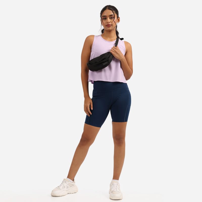 BlissClub Ultimate Cycling Shorts Lite with 2 Pockets | Gym Shorts for Women Workout, Sports Shorts, Swim Shorts and Shapewear f