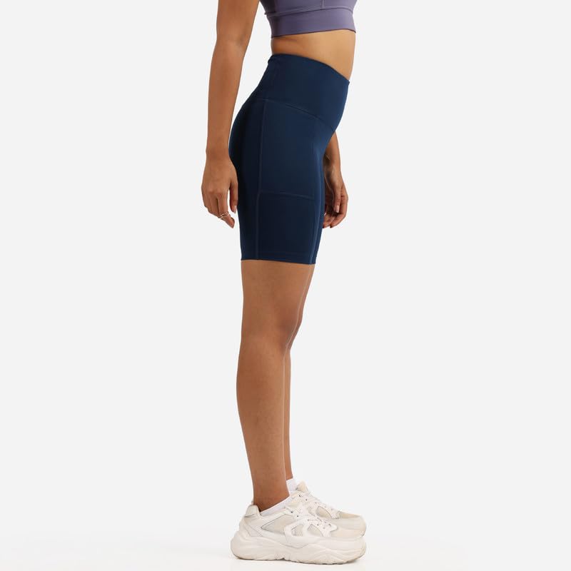 BlissClub Ultimate Cycling Shorts Lite with 2 Pockets | Gym Shorts for Women Workout, Sports Shorts, Swim Shorts and Shapewear f