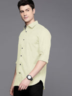 Pinkmint MenS Shirt Cotton Blendcasual Long Sleeve Formal Shirt Soild Formal Shirt For Men