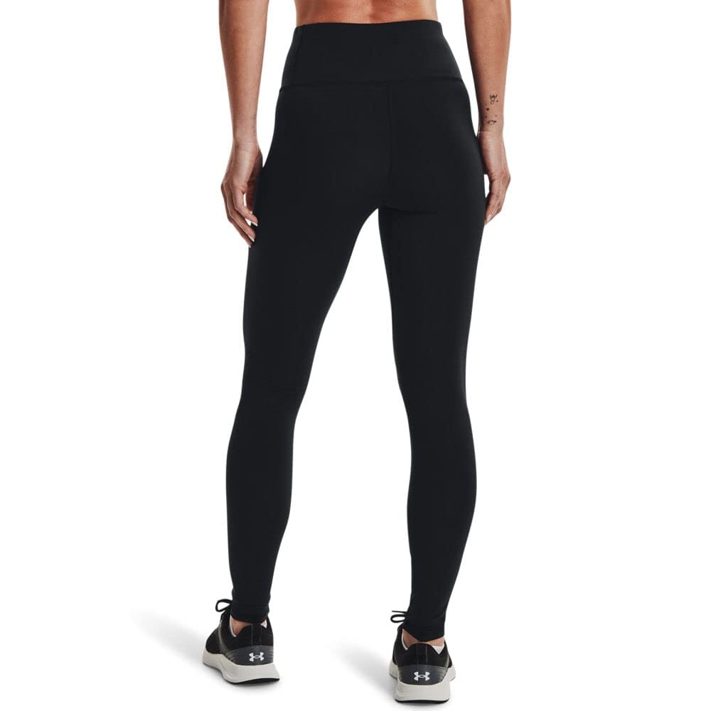 Under Armour Womens Motion Leggings, Black (003)/Jet Gray, Large Tall