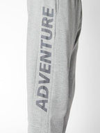 Nobero MenS Relaxed Fit Track Pants (1M-Bwjg-R0089_Grey Melange