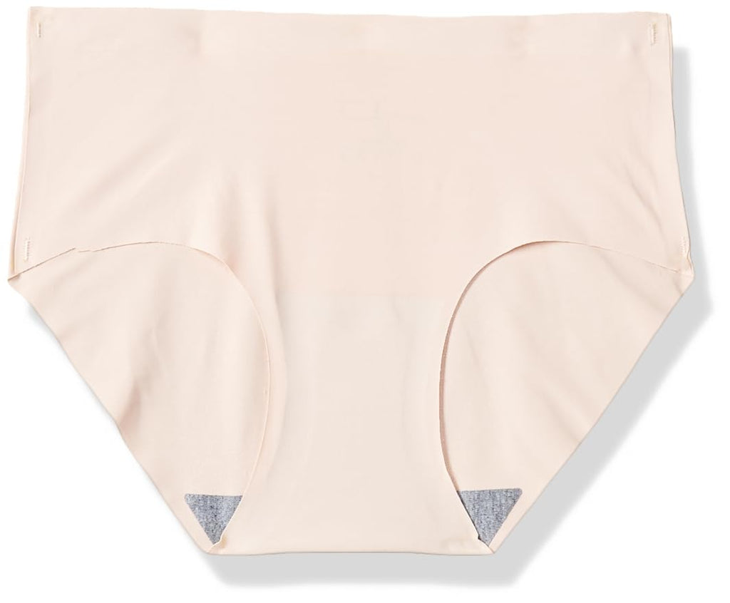 Clovia Womens Mid Waist Seamless Laser-Cut Hipster Panty (PN2430P34_Peach_XS)