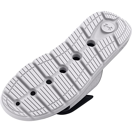 Under Armour Men's Ignite Pro Slide, (100) White/White/Black, 10, US