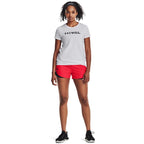 Under Armour Womens Play Up 3.0 Shorts, (628) Beta/Black/Black, X-Small