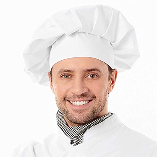 Deluxe Chef hat: White, one Sz