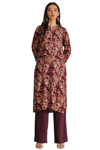 Soch Women Muslin Floral Straight Kurta (cwa5ku61424