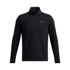 Under Armour Men's Specialist Quarter Zip, (002) Black / / Castlerock, Small