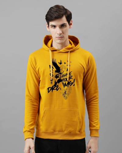 ADRO Hoodies for Men | Printed Hoodie for Men | Cotton Hoodie | Mens Hoodies | Sweatshirt for Men | Hooded Hoodie | H24-DREAM-MU