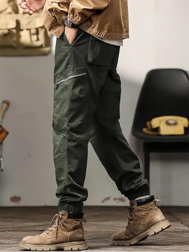 Lymio Men Loose Mid Rise Cargos
