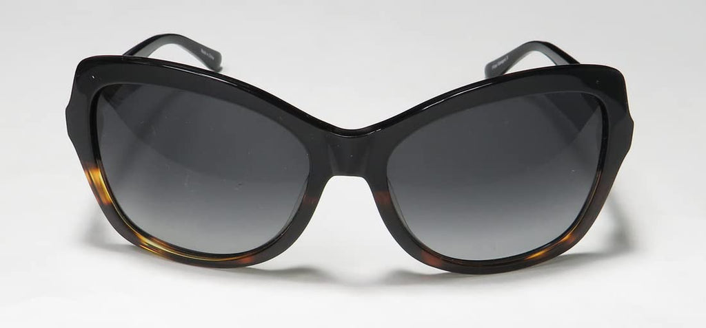 Isaac Mizrahi 30216 Womens/Ladies Oversized Full-rim 100% UVA & UVB Lenses Sunglasses/Sun Glasses (55-16-130, Black/Tortoise)