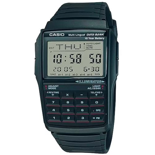 Casio Men's DBC32-1A Data Bank Black Digital Watch
