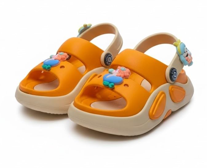 Gimme ! Kids Clogs Sandals For Boys & Girls | Lightweight Eva SlipOn Shoes With Cute Cartoon Charm | AntiSlip Waterproof Summe 18-24