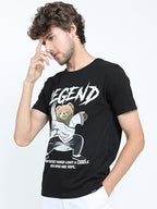Ketch MenS Slim Fit T-Shirt (Khts000051_Black