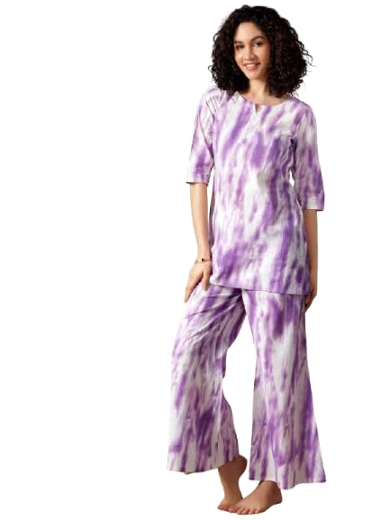 Libas Printed Cotton Night Suits for Women (50250RXXL)