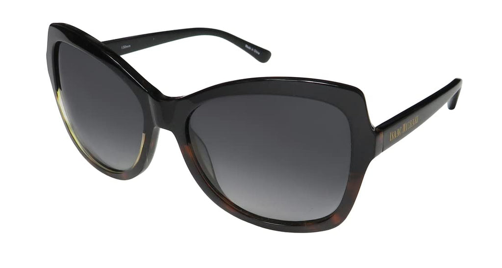 Isaac Mizrahi 30216 Womens/Ladies Oversized Full-rim 100% UVA & UVB Lenses Sunglasses/Sun Glasses (55-16-130, Black/Tortoise)