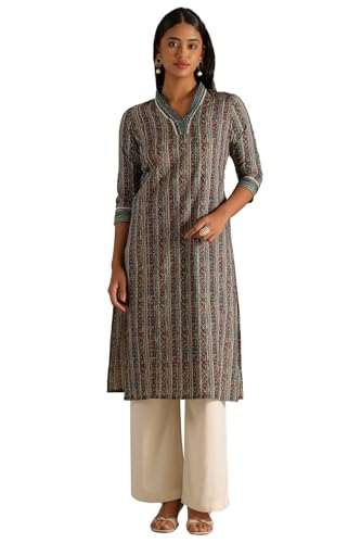 Soch Women Cotton Geometric Print Kurta