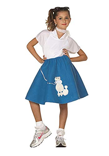 POODLE SKIRT W/SHIRT-BL-MED