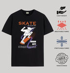 ADRO T Shirts for Boys & Girls | Skate Street Style Printed T-Shirt | Ages 3-14 | 100% Cotton Round Neck Tshirt for Boys |KRN-L2