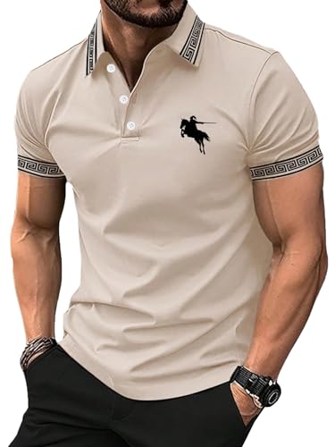 Lymio Men Regular Fit T-Shirt || T-Shirt for Men || Polo T Shirt || T-Shirt (Polo-34-Chiku-XL)
