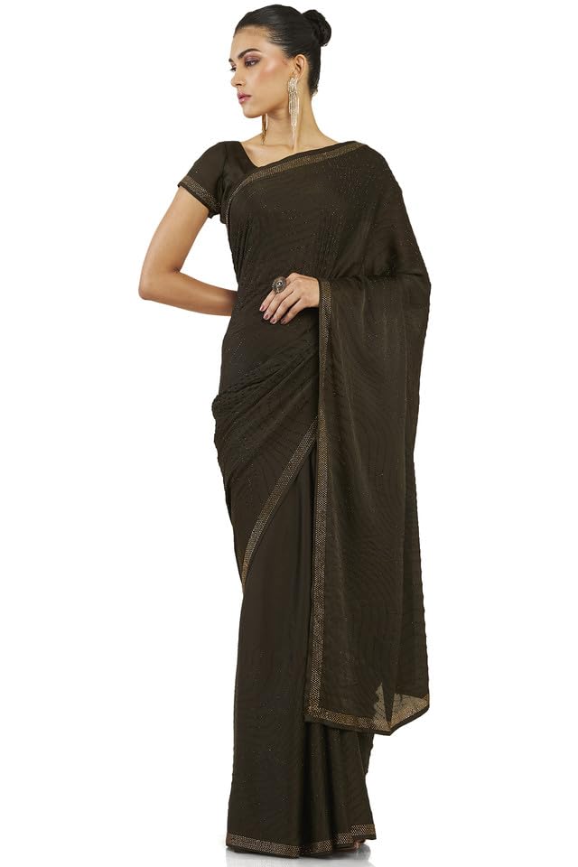 Soch Women Polka Dot Saree