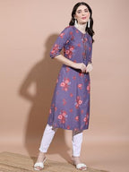 Ketch WomenS Cotton Blend Regular Dress Shirt (Khku000403_Purple