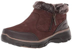 Skechers Women's Easy Going-Girl Crush Ankle Boot, Chocolate, 5