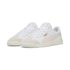 PUMA Shoes Club 5v5 Sneaker, 4 US Unisex Big Kid, White-Rosebay Gold