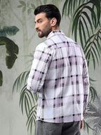 Kotty MenS Full Sleeve Checkered Modern Fit Perfect For Casual Shirt(Multicolor,M)