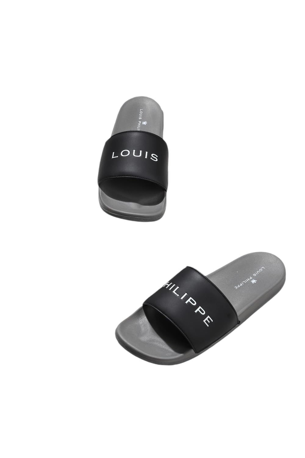 Louis Philippe Men Grey Flip Flops