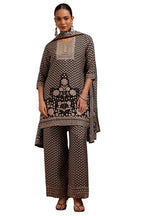 Soch Women Muslin Floral Print Suit Set with Zari