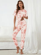 SHIENZY Womens Stylish Avacado Printed Night Suit || T-Shirt & Pyjama for Nightwear Set || Casual Lounge & Sleep Wear for Girls