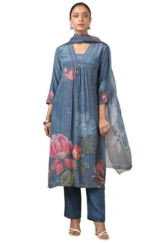 Soch Women Floral Chudidar Set with Cutdana