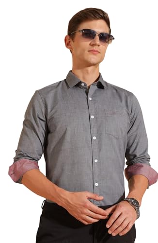 Formal Shirts for Men || Shirt for Men || Men Shirt (in, Alpha, XL, Suave Slate)