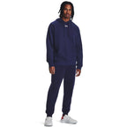 Under Armour Men's Rival Fleece Hoodie, (410) Midnight Navy / / White, X-Large