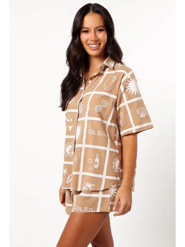 Leriya Fashion Women Rayon Printed Stylish Co-Ord Set Trendy Korean Summer Travel Outfit | Pajama Set For Beach & Holiday Look