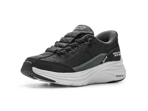 Skechers Boys Contour Foam Cozy Fit Slip Ins Casual Shoes