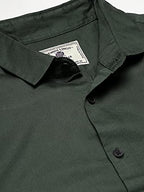 Dennis Lingo MenS Cotton Full Sleeves Solid Slim Fit Casual Shirt With Pocket