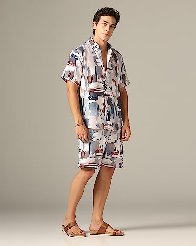 Greciilooks Rayon MenS Night Suit || MenS Half Sleeve || Printed Sleepwear & Loungewear Nightdress || Casual Homewear Set