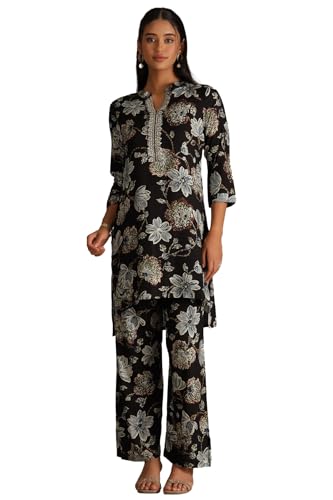 Soch Women Rayon Floral Print Kurta Set