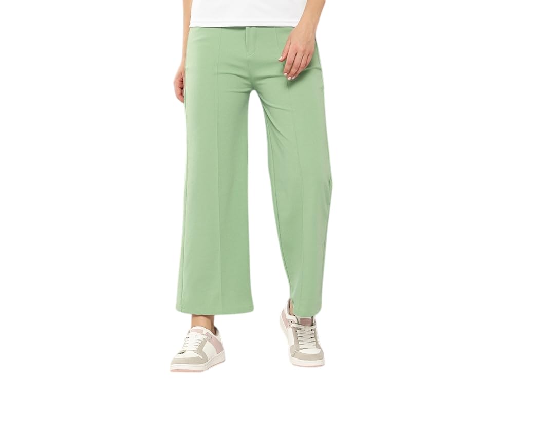 Aarika Girls Casual Green Colour Solid Nylon Pant-(12-15 Years)-(PANT-AD-KV-11-GREEN-L)