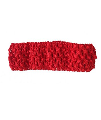 Akinoskids Beautiful Red Crochet Baby Girl Headband Hair Accessory For Princess Girl 11