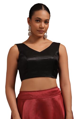 Soch Women Tussar Chevron Print Padded Blouse