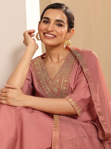 Libas WomenS Silk Blend Kurta Sets (Gs1116H