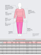 Womanista Womens Poly Georgette Solid Relaxed Tunic Shirt (Co-ords_9256_Peach