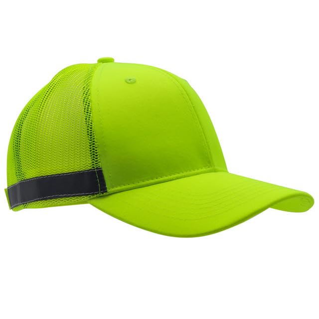 Non-Rate Trucker Cap Reflective Lime