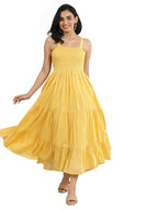 Libas Printed Cotton Fit And Flared Dress For Women (29654Rxs)