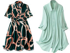 Leriya Fashion Rayon Women Above The Knee Western Dress (LF-WD1099&WD1143_Green