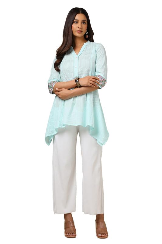 Soch Women Polyester Blend Solid Palazzo