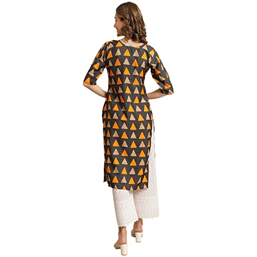 Pinkmint Women'S Crepe Digital Print Straight Kurta [Pack Of 4](387-384-382-386-L)