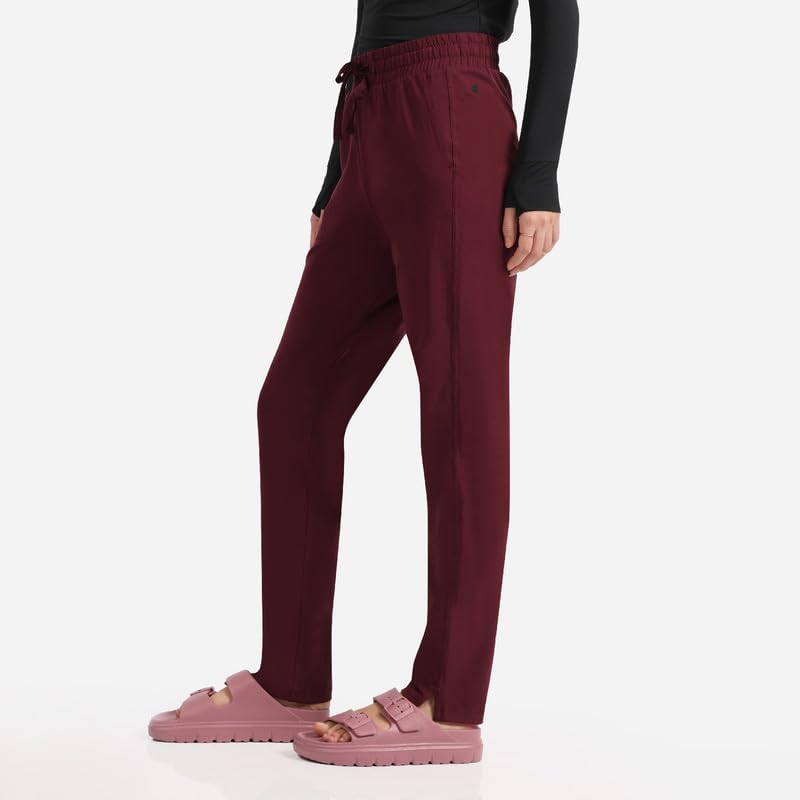 BlissClub Groove-in Cotton Joggers, Cotton Joggers, Side Pockets, Stretchy,Slits at Hem